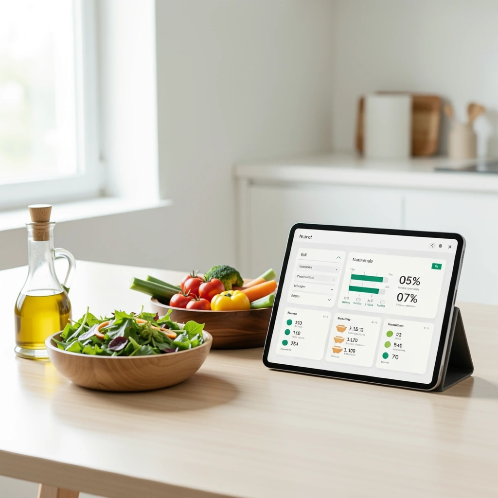 Frische Zutaten für gesunde Ernährung